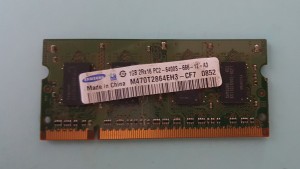 Samsung 1GB 200-Pin DDR2 800 PC2-6400 SODIMM CL6 Laptop Memory