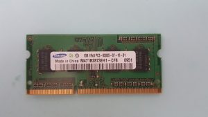 SAMSUNG Memory RAM 2GB (x2 1GB) 1Rx8 PC3-8500S DDR3 - M471B2873EH1-CF8 0931